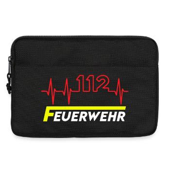 Feuewehr 112 - Laptoptasche 13" - Schwarz - Vorne