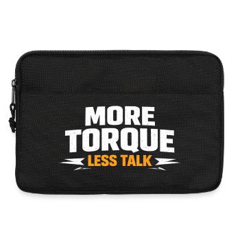 Mehr Drehmoment Weniger Quatschen - Laptoptasche 13" - Schwarz - Vorne