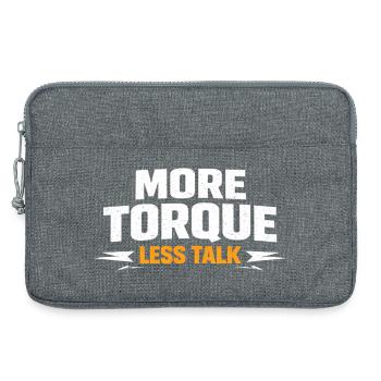 Mehr Drehmoment Weniger Quatschen - Laptoptasche 13" - Grau meliert - Vorne