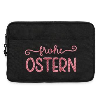 Frohe Ostern - Laptoptasche 13" - Schwarz - Vorne