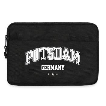 Potsdam Deutschland Souvenir für Männer und Frauen - Laptoptasche 13" - Schwarz - Vorne