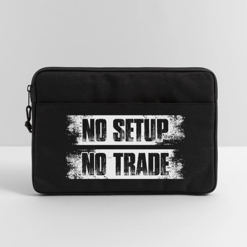 Pas de configuration, pas de commerce, Trader de la Bourse Sacoche pour ordinateur portable 13 pouces