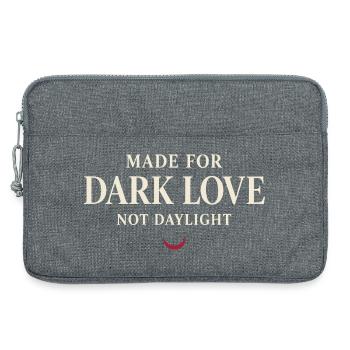 Vampiric Romantic Romance Goth Dark - Laptop bag 13" - heather grey - Front