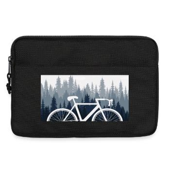 Vélo Forêt Nature VTT - Sacoche pour ordinateur portable 13 pouces - noir - Devant