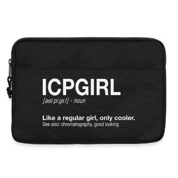 ICP-MS Girl Mass Spectrometry - Laptop bag 13" - black - Front