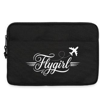 Scénario de Flygirl avec Flourish d’Avion - Sacoche pour ordinateur portable 13 pouces - noir - Devant
