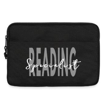 Reading Specialist Literacy Teacher Appreciation - Laptop bag 13" - black - Front