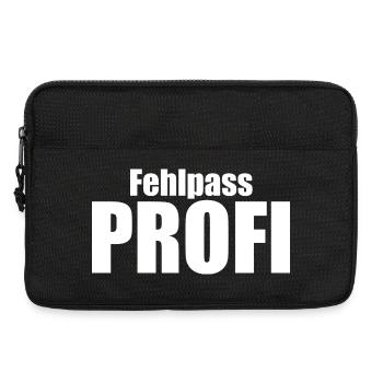 Fehlpass PROFI - Laptoptasche 13" - Schwarz - Vorne