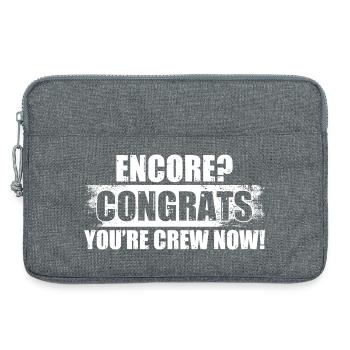 Encore? Congrats Tontechniker Toningenieur - Laptoptasche 13" - Grau meliert - Vorne