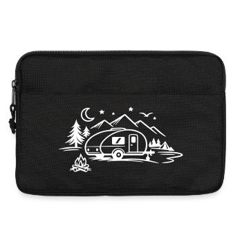 Camping Camper - Laptop bag 13" - black - Front