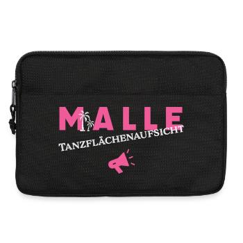 Malle Tanzflächenaufsicht - Laptoptasche 13" - Schwarz - Vorne