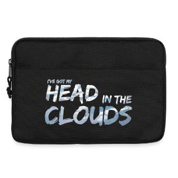 Head in the Clouds von Tagträumern - Laptoptasche 13" - Schwarz - Vorne