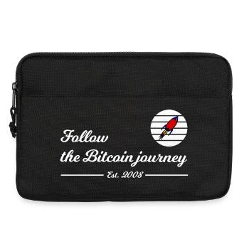 Bitcoin-Reise folgen - Laptoptasche 13" - Schwarz - Vorne