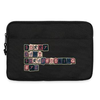 Sorry no time scrapbooking - Laptop bag 13" - black - Front