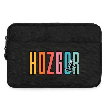 HOZGOR – Surf rétro et humour décalé - Sacoche pour ordinateur portable 13 pouces - noir - Devant