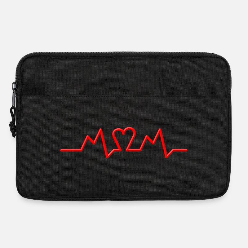 Heart Beat MOM V.2 Gift - Laptop bag 13" - black