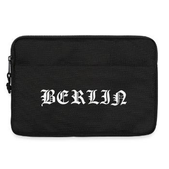 Lettrage Berlin Fraktur - Sacoche pour ordinateur portable 13 pouces - noir - Devant