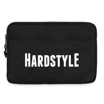hardstyle musik tanzen disco platte deejay dj fame - Laptoptasche 13" - Schwarz - Vorne