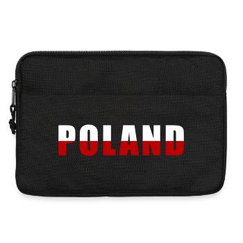 Poland Polen - Laptoptasche 13" - Schwarz - Vorne