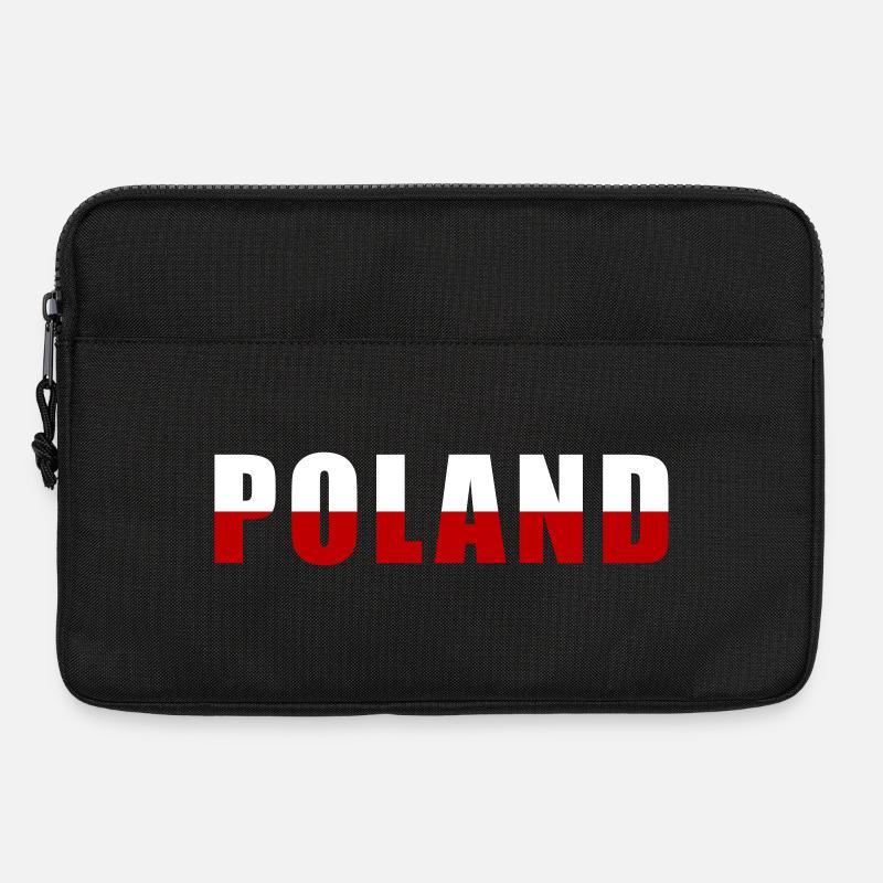 Poland Polen - Laptoptasche 13" - Schwarz