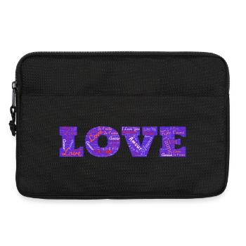 LOVE - Laptop bag 13" - black - Front