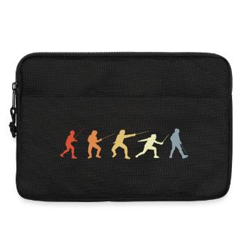Fencer positions - Laptop bag 13" - black - Front