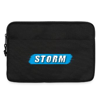 Tempête - Design intemporel - Sacoche pour ordinateur portable 13 pouces - noir - Devant