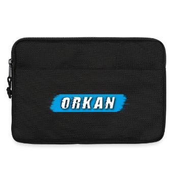 Lettrage ouragan - Sacoche pour ordinateur portable 13 pouces - noir - Devant