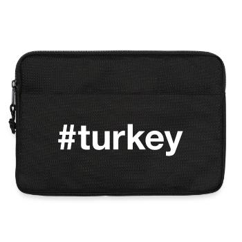 TURKEY Hashtag - Laptoptasche 13" - Schwarz - Vorne