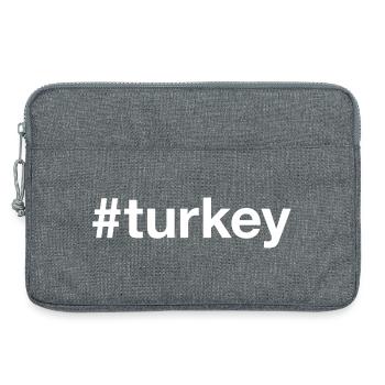 TURKEY Hashtag - Laptoptasche 13" - Grau meliert - Vorne
