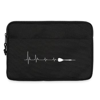 Herzschlag Herzform Medizinisches Design - Laptoptasche 13" - Schwarz - Vorne
