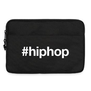 HIP HOP Hashtag Blanc - Sacoche pour ordinateur portable 13 pouces - noir - Devant
