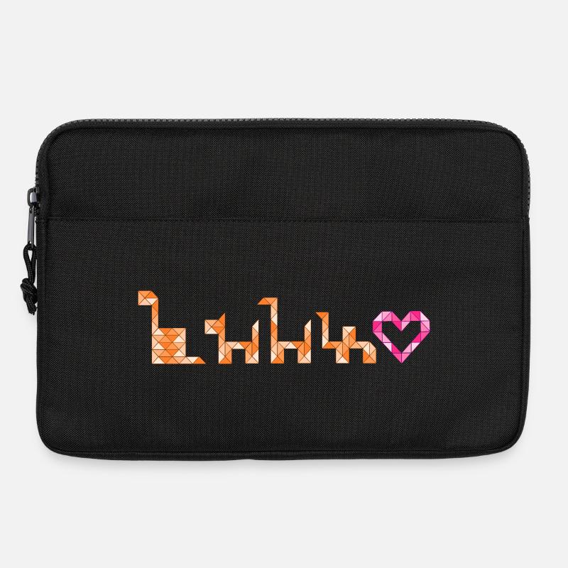 Triangle Creatures – From Snake to Camel - Laptoptasche 13" - Schwarz
