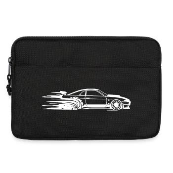Sports Car Emotion Line Abstract Drift - Laptop bag 13" - black - Front