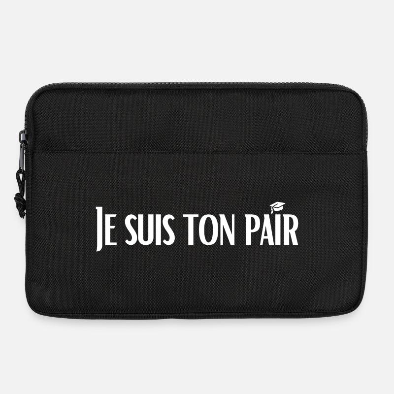 I'm your peer - Laptop bag 13" - black