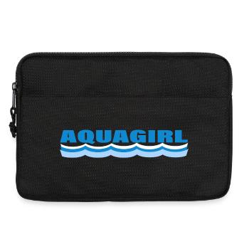 AQUAGIRL - Sacoche pour ordinateur portable 13 pouces - noir - Devant