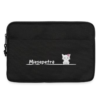 Miesepetra Grummelkatz Petra Peter Miesepeter - Laptop bag 13" - black - Front