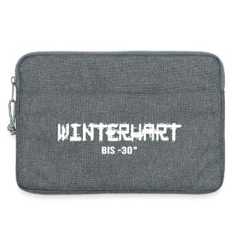 Winterharter Eisbader Winterschwimmen  - Laptop bag 13" - heather grey - Front
