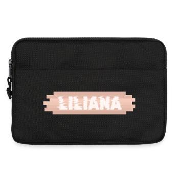 First name Liliana - Laptop bag 13" - black - Front