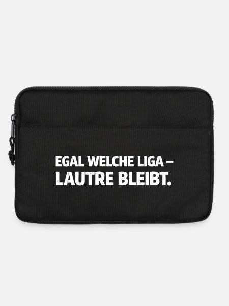 Egal welche Liga – Lautre bleibt - Laptoptasche 13" - Schwarz