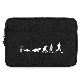 Evolution Run Fitness Silhouette - Laptop bag 13" - black - Front