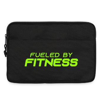 Alimenté par la forme physique - Sport - Salle de sport - Athlétisme - Sacoche pour ordinateur portable 13 pouces - noir - Devant