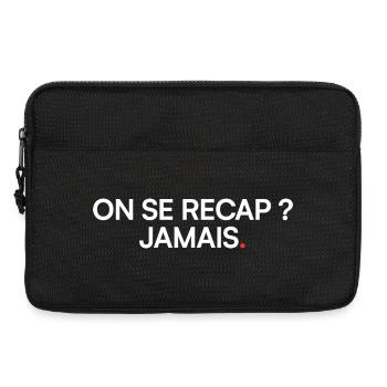 On se recap jamais humour réunion - Sacoche pour ordinateur portable 13 pouces - noir - Devant
