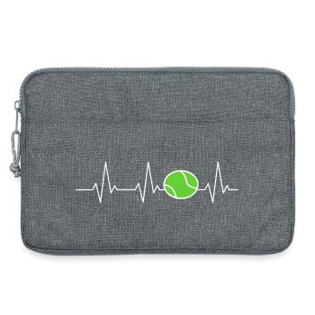 Balle de tennis Heartbeat Tennis - Sacoche pour ordinateur portable 13 pouces - gris chiné - Devant