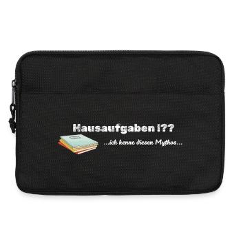 LIEBEVOLL Hausaufgaben-Mythos - Laptoptasche 13" - Schwarz - Vorne