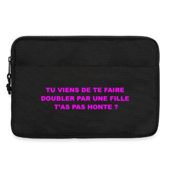 Sticker Humour Voiture - Sacoche pour ordinateur portable 13 pouces - noir - Devant