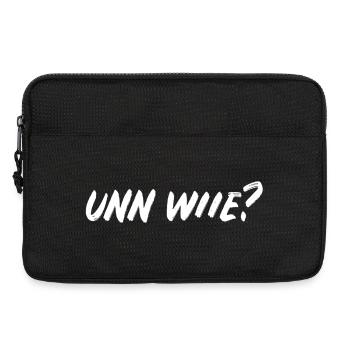 Unn Wiie? - Laptop bag 13" - black - Front