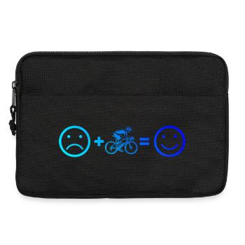 Gift idea for a road bike with road bike - Laptop bag 13" - black - Front