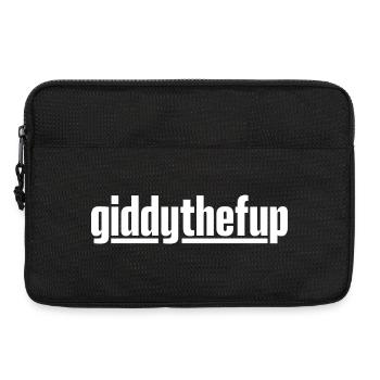 Giddythefup Humour drôle de course hippique - Sacoche pour ordinateur portable 13 pouces - noir - Devant