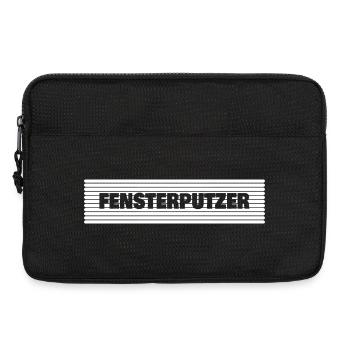 Geschenk für Fensterputzer - Laptoptasche 13" - Schwarz - Vorne
